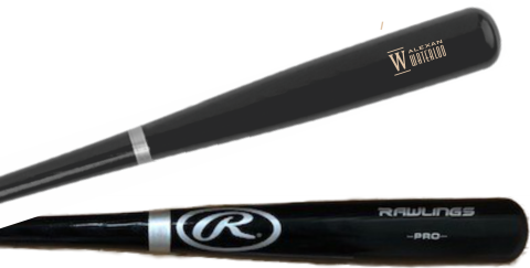 Rawlings Black Wooden Baseball Bat